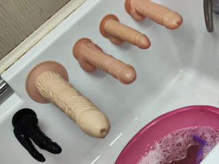 My huge dildo is 30cm and 10cm thick