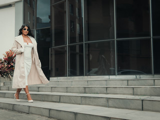 A classy women in the street.