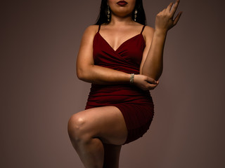 A sweet and elegant girl