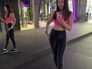 In the gym