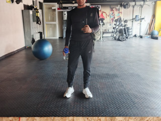 My gym routine 💪😋🍫