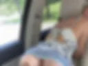 Mastrubating in car 
