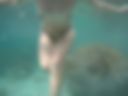 under water