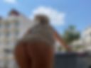 Naked ass on the balcony