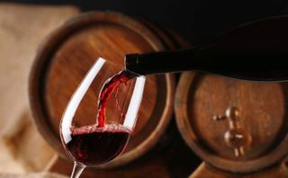 A bottle of good red wine