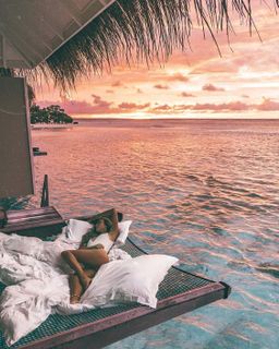 Relaxing time at Bora Bora
