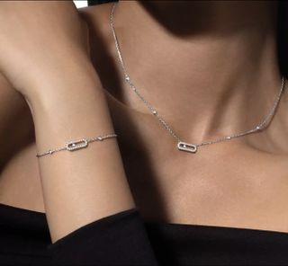 Messika . COLLIER PAVÉ MOVE UNO