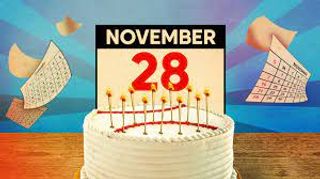 MY Birthday 28 Nov