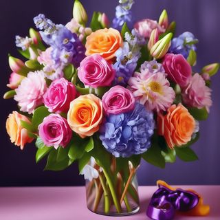 A bouquet of favorite flowers