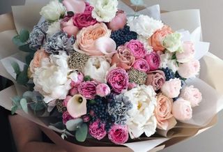 I dream of a big bouquet of flowers