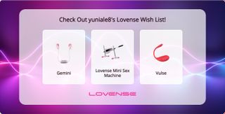 lista deseos lovense