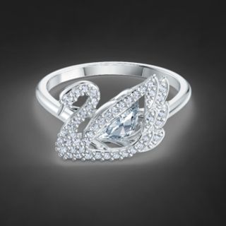 SWAROVSKI DANCING SWAN RING