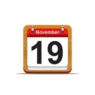 My birthday is November 19th