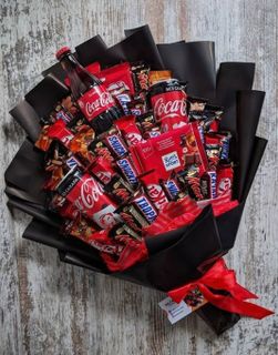 Find a permanent sponsor☺️?, a chocolate bouquet??