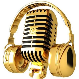 Microphone with headphones