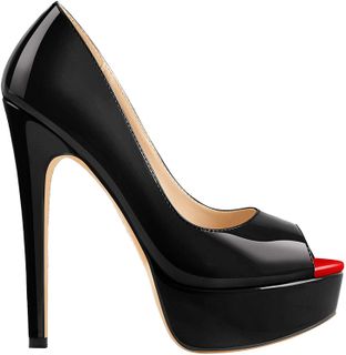 Zapatos de tacón alto con plataforma para mujer