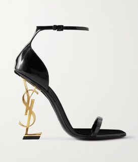 YSL opyum embellished patent-leather sandals