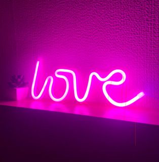 LED lamp "love"