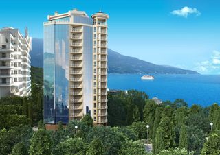 Apartment on the seashore.