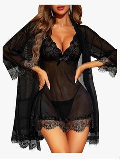 RSLOVE Conjunto de lencería sexy para mujer