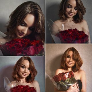 a bouquet of flowers for me