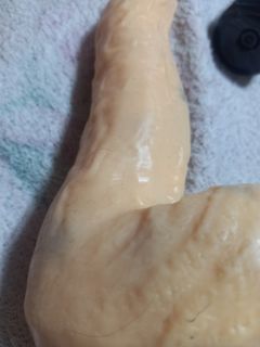 On a sex machine with two dildos